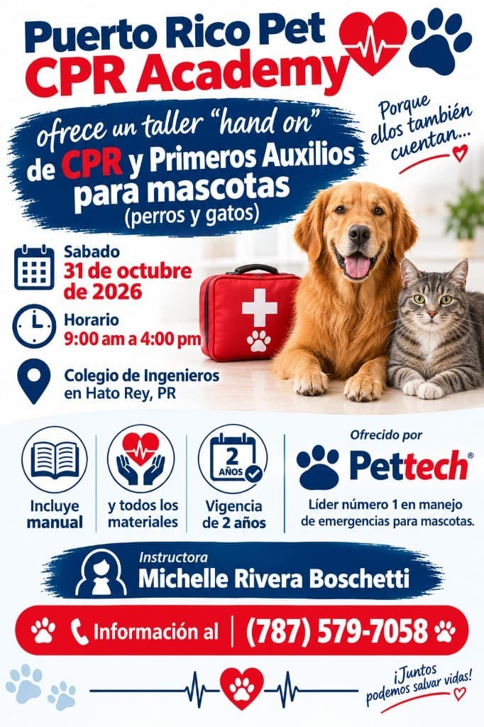 CPR y Primeros Auxilios para Mascotas
